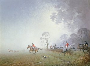 Hunting Scene by Ninetta Butterworth